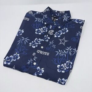 Reyn Spooner Men's Dallas Cowboys Kekai Performance Shirt Small